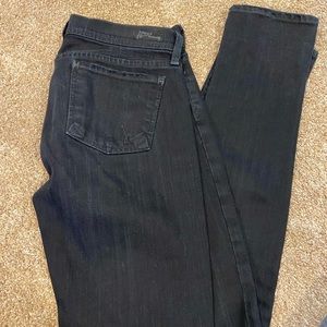Citizens of Humanity skinny black low rise